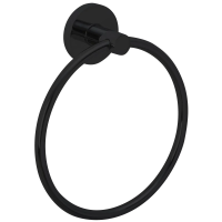 Полотенцедержатель Nofer Niza круглый, черный, 16860.N