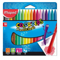 Набор мелков Maped Color'Peps Plasticlean 18 цветов, пластиковые