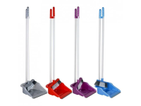 Совок со щеткой для пола Eco-Force ленивка пластик, большой, цвет ассорти, 36CL/1