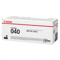 Картридж лазерный CANON (040BK) i-SENSYS LBP710Cx/LBP712Cx, оригинальный, черный, ресурс 6300 страни
