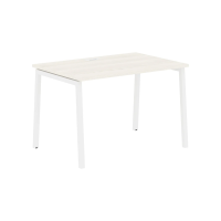 Стол прямой ELST 1180 Ясень Траун/Белый 1160х800х750 EDIS