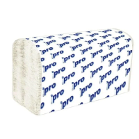 Бумажные полотенца Protissue С468 листовые, Z-сложения, 2 слоя, 200шт, белые