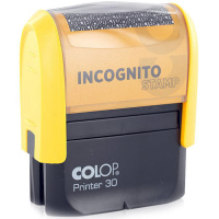 Штамп для засекречивания печатной информации Colop Printer 30/L Incognito 47х18мм, желтый