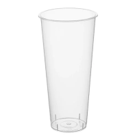 Стакан одноразовый пластиковый, прозрачный, сверхплотный, 650 мл, 'Bubble Cup', ВЗЛП, 1022ГП
