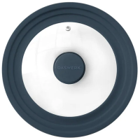 Крышка для любой сковороды и кастрюли универсальная 3 размера (16-18-20 см) антрацит, DASWERK, 60758