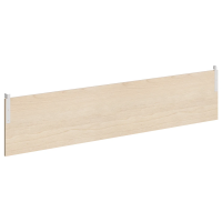 Фронтальная панель подвесная XGDST 187.1 Бук Тиара/Нержавейка полированная 1700х350х18