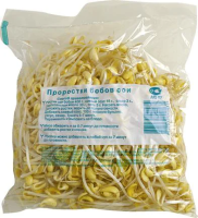 Микрозелень бобов сои, 400г