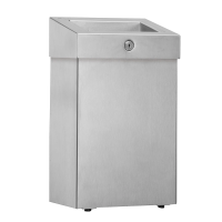 Мусорное ведро Merida Stella R KSM107.R, 12л, матовый металлик