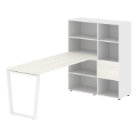 Рабочая станция EVRST 1117 Ясень Траун/Белый 2190х1120х1355 EDIS