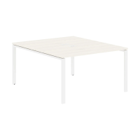 Стол 2-х местный EUWST 1316 Ясень Траун/Белый 1360х1606х750 EDIS