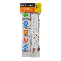 Удлинитель Старт с заземлением 5 розеток, 5м