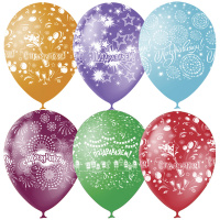 Воздушные шары Поиск праздничная тематика, 30см, 25шт