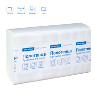 Полотенца бумажные лист. OfficeClean Professional(Z-сл) (H2), 2-слойные, 200л/пач., 21,5*24, тиснени