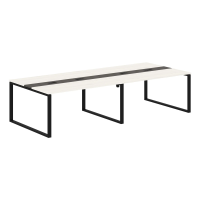 Конференц стол EQCT 3114 Ясень Траун/Черный 3132х1346х750 EDIS