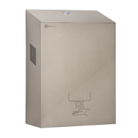 Сушилка для рук Merida Stella R ESA001.R, 1200Вт, 60м/с, матовый металлик, Anti Finger