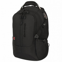 Рюкзак GERMANIUM 'S-02' универсальный, с отделением для ноутбука, усиленная ручка, черный, 47х31х16