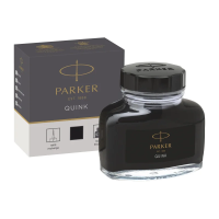 Чернила для перьевой ручки Parker Bottle Quink черные, 57мл, 1950375