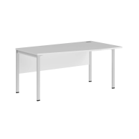 Стол прямой Skyland Xten-M XMCT 169, эргономичный, правый, белый/алюминий, 1600х900х750мм