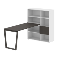 Рабочая станция EVRST 1115 Мокко/Мокко 1990х1120х1355 EDIS