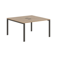 Стол 2-х местный EUWST 1313 Дуб Денвер светлый/Мокко 1360х1346х750 EDIS