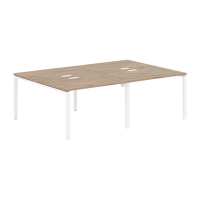 Стол 4-х местный EUWST 2316 Дуб Денвер светлый/Белый 2326х1606х750 EDIS