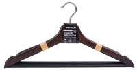 Плечики Sirocco Walnut с выемками деревянные, 4шт