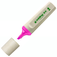 Текстовыделитель Edding ECO 24 розовый, 1-5мм, скошенный наконечник