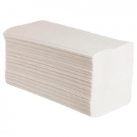Бумажные полотенца Эконом листовые, 250шт, 1 слой, белые