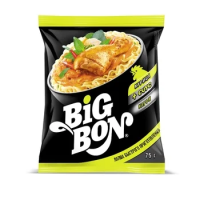 Лапша Big Bon курица и соус карри, 75г