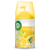 Сменный баллон для освежителя воздуха Air Wick Freshmatic лимон и женьшень, 250мл