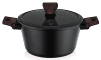 Tarrington House Кастрюля с крышкой Forged Black 4.3л, 24см