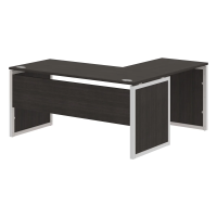 Стол угловой XQPCT 1615 Дуб Юкон Модерн/Алюминий 1600х1500х750 XTEN-QP