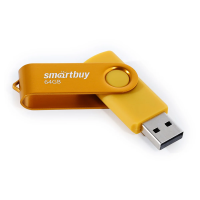 Память Smart Buy 'Twist' 64GB, USB 2.0 Flash Drive, желтый