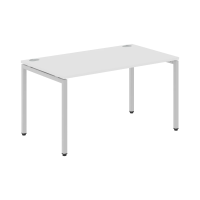 Стол прямой XSST 148 Белый/Алюминий 1400х800х750 XTEN-S