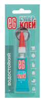 Супер клей Еврогарант водостойкий, 3г