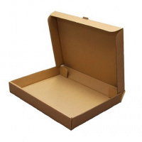 Коробка под пиццу Фабрика Упаковки КТК 33.5х33.5х4см, гофрокартон, бурая