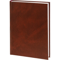 Ежедневник датированный 2026 А5+ IDEAL NEW коричневый 3-344/02