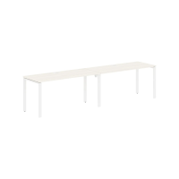 Стол 2-х местный EUWST 3167 Ясень Траун/Белый 3126х670х750 EDIS