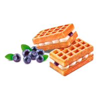 Мягкие вафли Дарлетто с суфле черника, 1.08 кг