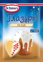Глазурь сахарная Dr.Bakers белая, 90г