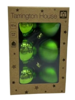 Tarrington House Набор шаров зеленый 6см, 6шт