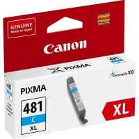 Картридж струйный Canon CLI-481XL C 2044C001, голубой, повышенной емкости