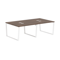 Стол 4-х местный EVWST 2313 Дуб Денвер тёмный/Белый 2326х1346х750 EDIS