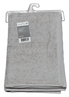 Tarrington House Полотенце хлопок серое махровое 500 г/м2, 70 х 140см