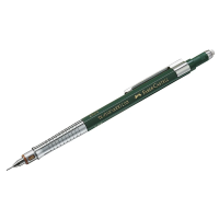 Карандаш механический Faber-Castell TK-Fine Vario L 0.5мм, HB, зеленый корпус, с ластиком