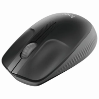 Мышь беспроводная LOGITECH M190, 2 кнопки+1 колесо-кнопка, оптическая, чёрно-серый 91, 910-005905