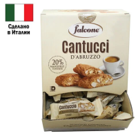 Печенье сахарное FALCONE 'Cantucci' с миндалем, 1 кг (125 шт. по 8 г), в коробке Office-box, MC-0001