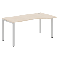 Стол эргономичный XS6CET 169(R) Бук Тиара/Серый 1600х900х750 XTEN-S60