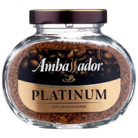 Кофе растворимый Ambassador Platinum 190г, стекло