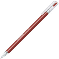 Ручка шариковая автоматическая Staedtler Triplus Ball F красная, 0.3мм
